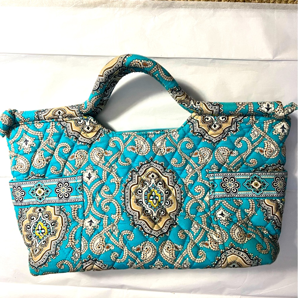 Vera Bradley “gabby” retired/vintage print (totally turquoise) purse